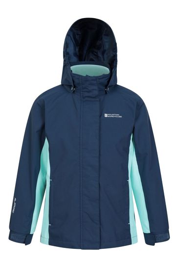 Mountain Warehouse Blue Chrome Lightning 3 in 1 Waterproof Jacket