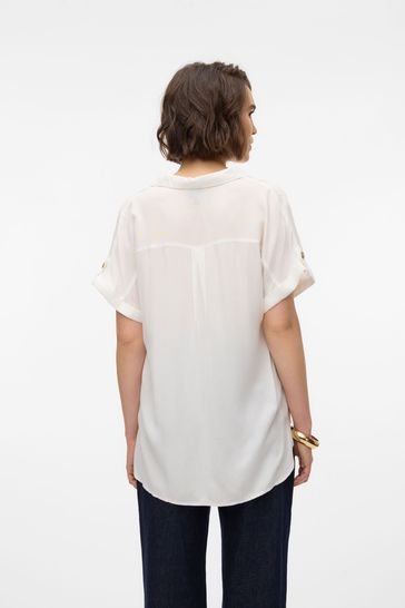 Buy VERO MODA Utility Pocket Detail Short Sleeve Shirt from Next Turkey
