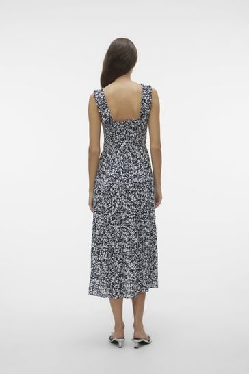 Buy VERO MODA Printed Square Neck Smock Dress from Next Bahrain