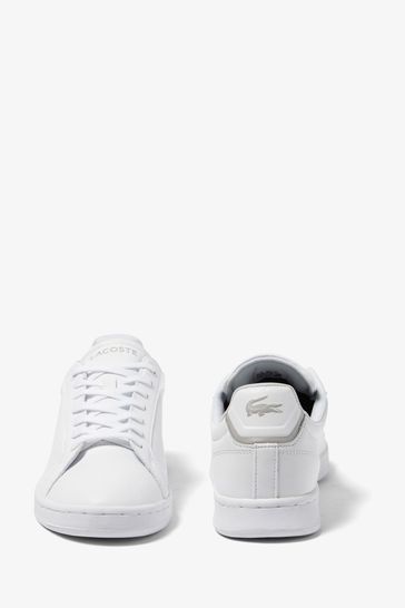 Buy Lacoste Carnaby Pro Leather White Trainers from Next Bahrain