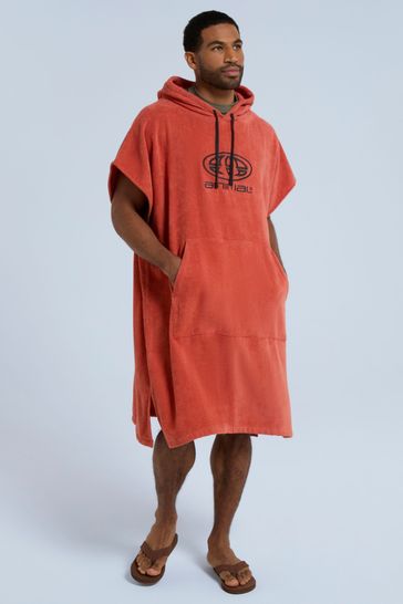 Buy Animal Orange Mens Jacob Towelling Changing Poncho from Next Bahrain