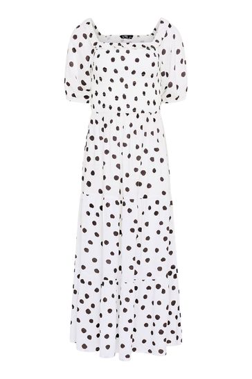 Buy Long Tall Sally Polka Dot Midi Dress from Next Bahrain