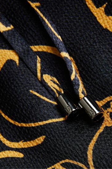 Ted baker navy and gold deals dress