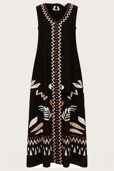 Buy Monsoon Black Carlotta Midi Dress from Next Netherlands