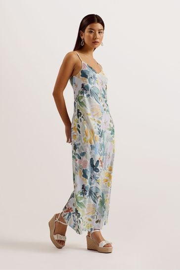 Ted Baker Adamela Printed Slip Midi Dress