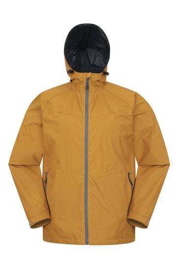 Mountain Warehouse Yellow Mens Recycled Radius Water Resistant Softshell Jacket