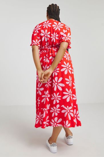 Simply be pink dress discount