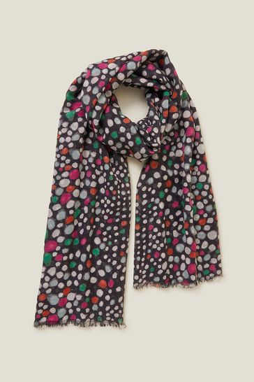 Accessorize Blue Spot Lightweight Scarf