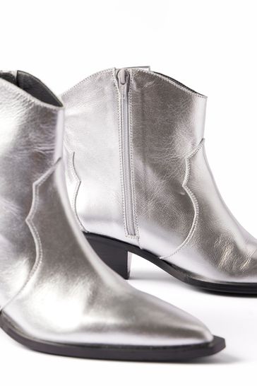 Mint velvet silver boots outlet