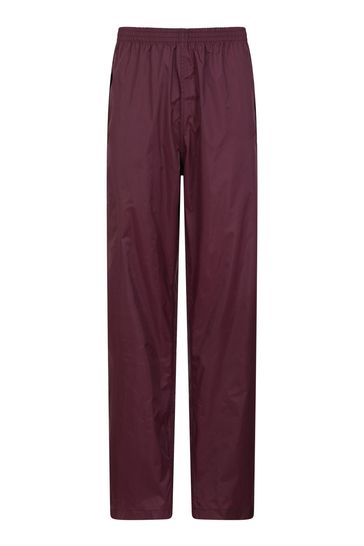 Purple waterproof trousers store