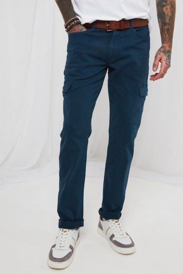 Joe Browns Blue Full Of Action Combat Trousers