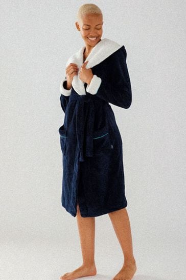 Chelsea Peers Blue Fluffy Dressing Gown