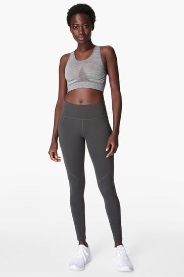 Sweaty Betty Slate Grey Full Length Power Workout Leggings