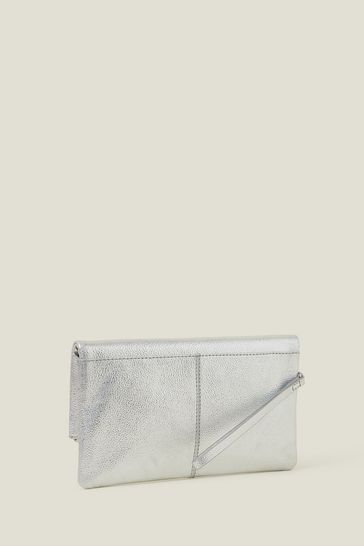 Accessorize silver clutch sales