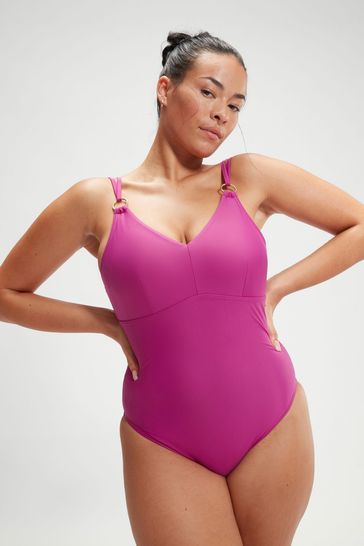Speedo womens swimsuit with bra cheap