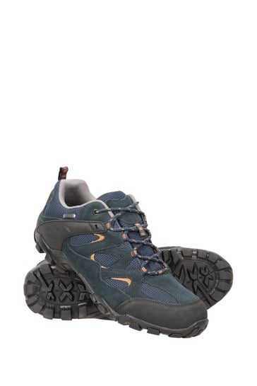 Mountain Warehouse Blue Mens Curlews Waterproof Walking Shoes