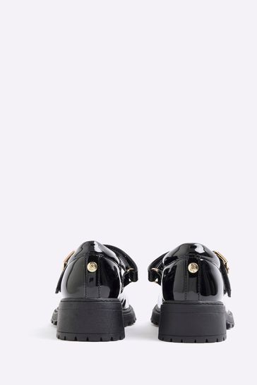 Buy River Island Black Girls Patent Heeled Mary Jane Shoes from Next Netherlands