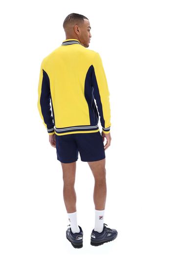 Fila Yellow Settanta Baseball Track Jacket
