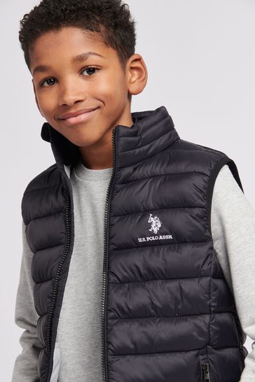 Buy U.S. Polo Assn. Bound Quilted Boys Gilet from Next Turkey