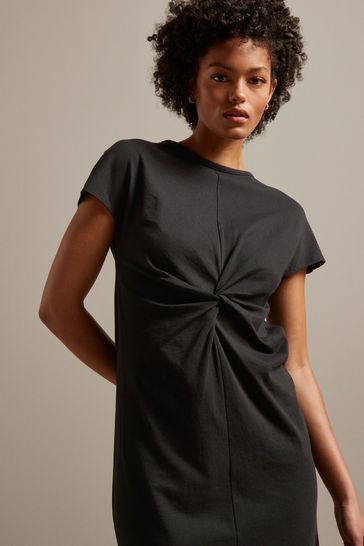 Buy Black Navy 100 Cotton T Shirt Dress 2 Pack from Next Bahrain