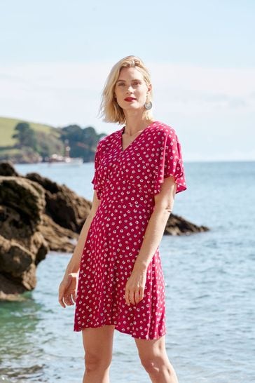 Seasalt Cornwall Red Wilsey Dress