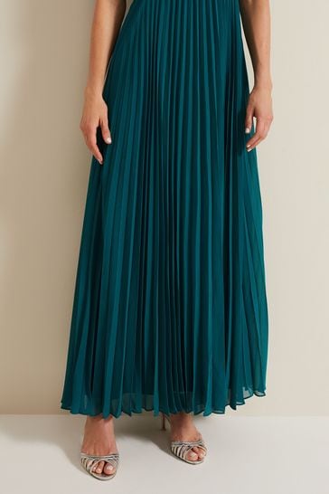 Coast imi pleated maxi skirt top