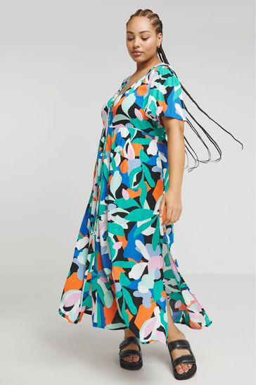 Maxi dress buttons shop