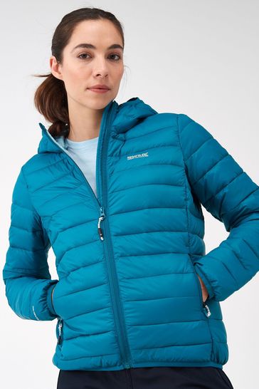 Regatta Blue Navy Womens Hooded Marizion Walking Jacket