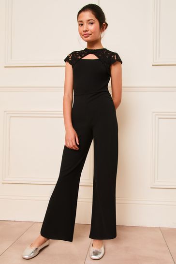 Lipsy black jumpsuit best sale