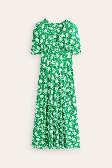 Green discount tea dress