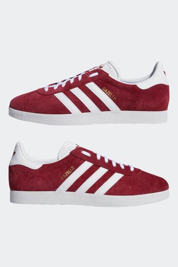 Buy adidas Originals Burgundy Red Gazelle Trainers from Next Croatia