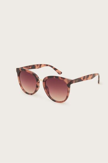 Monsoon Pink Squared Tortoiseshell Sunglasses