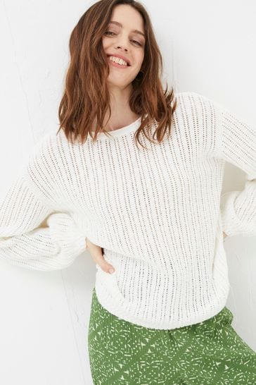 FatFace Natural Anna Jumper