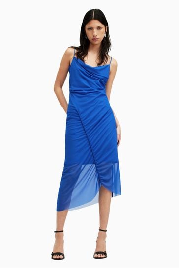 AllSaints Blue Ulla Dress