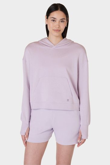 Sweaty Betty Muted Lavender After Class Hoodie