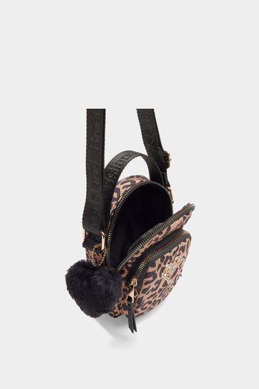Leopard print backpack river island online