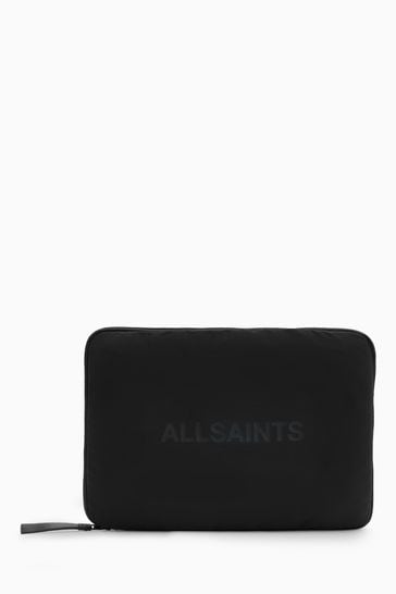 AllSaints Black Saff Laptop Case