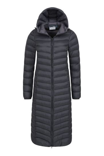 Mountain Warehouse Black Florence Womens Long Padded Jacket