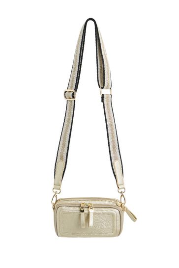 Buy Oliver Bonas Gold Small Simen Cross Body Bag from Next Netherlands