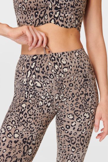 Buy Sweaty Betty Brown Luxe Leopard Print Full Length Power Workout Leggings from Next Poland