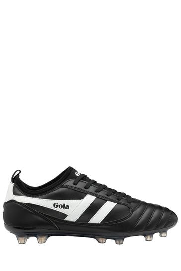 Gola Black Chrome Mens Ceptor MLD Pro Microfibre Lace-Up Football Boots