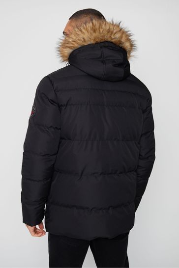 Threadbare parka jacket clearance