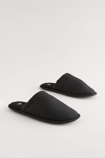 Next black slippers deals