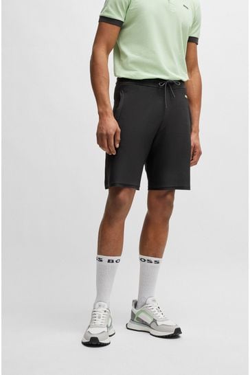 BOSS Dark Grey Stretch Regular Fit Shorts