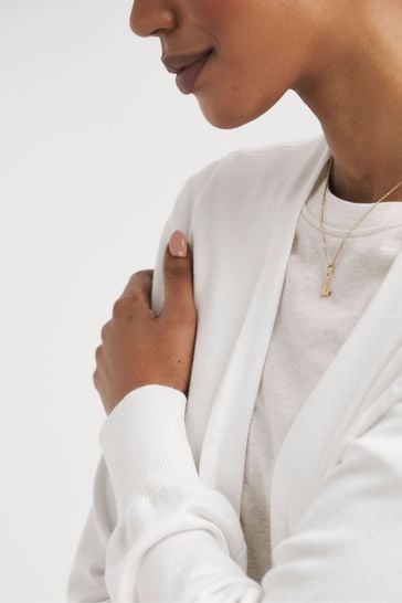 White edge to edge cardigan on sale
