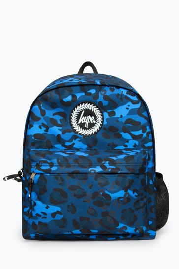 Hype. Blue Leopard Camo Backpack