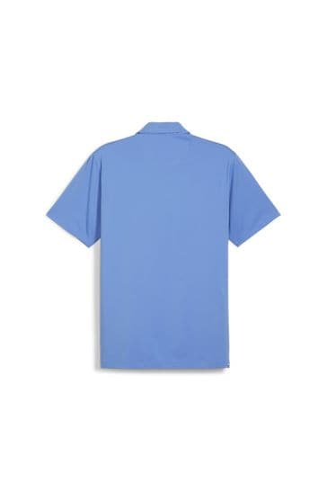Buy Puma x Arnold Palmer Blue Floral Trim Mens Polo Shirt from Next Cyprus