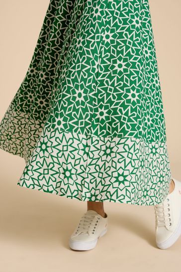 White stuff green maxi skirt on sale