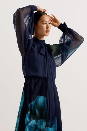 Ted baker blue maxi dress discount