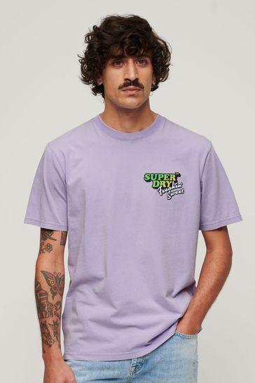 Superdry Purple Travel Loose T-Shirt
